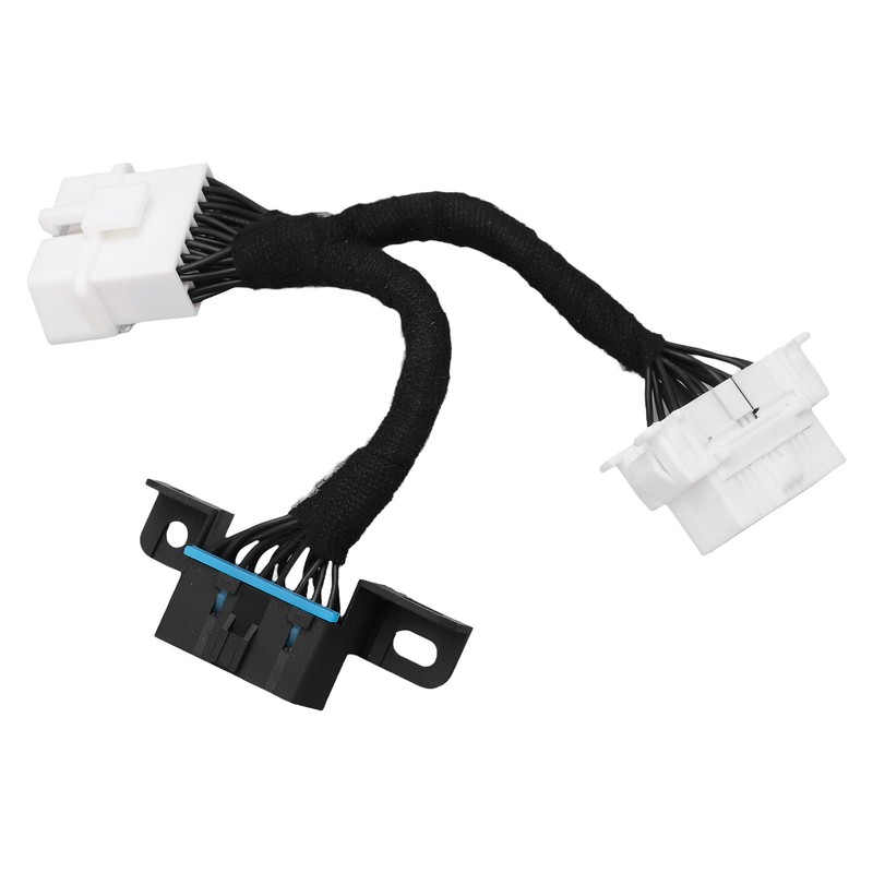 0.15m 16Pin OBD2 Splitter Extension Y Cable Male to Dual