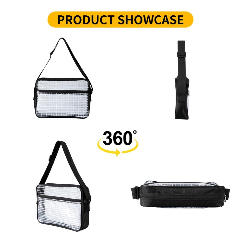 Synvicovan 15.7 Inch Tool Bag-Transparent & Anti-static Cleanroom Engineer Bag