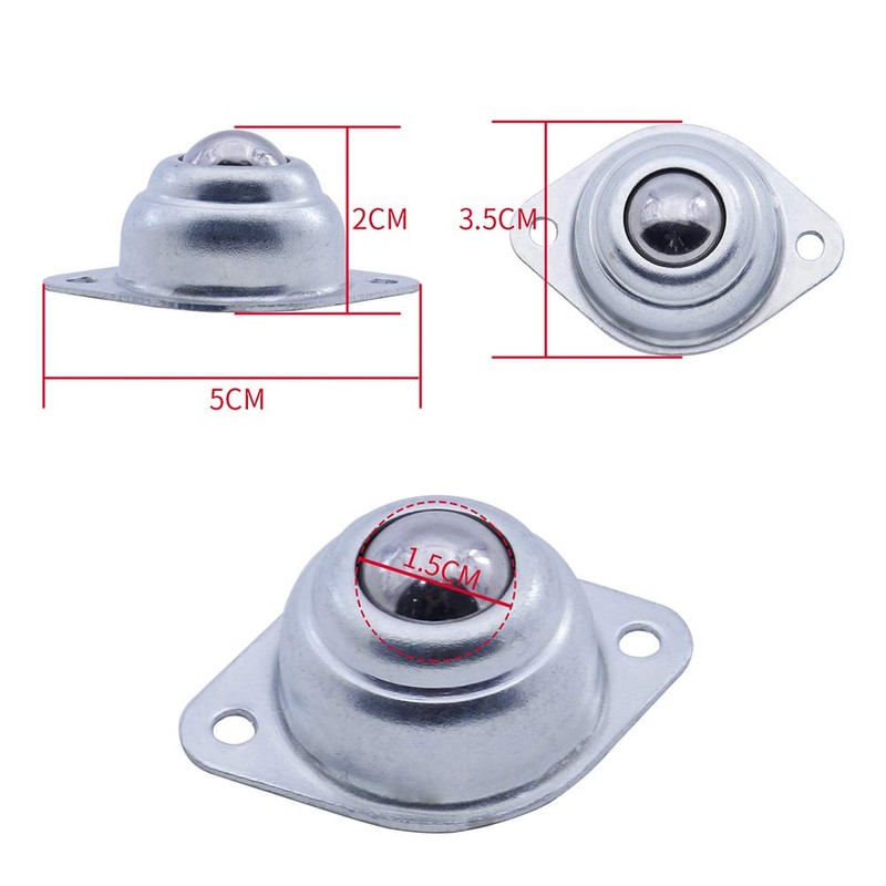 DGQ 5/8" Swivel Ball Caster Roller Transfers Set of 6