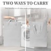 BROOKSTONE, Slim Laundry Hamper with Handles, Perfectly Sized for Everyday