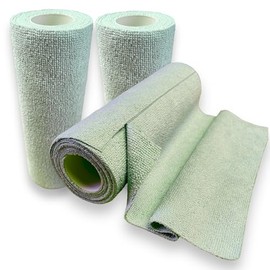 LiME LiNE Tear-Away Reusable Microfiber Roll-20 Towels Automotive, Shop, Garage or Home - Washable Multi Purpose Cleaning and Polishing Rags (3 Pack)
