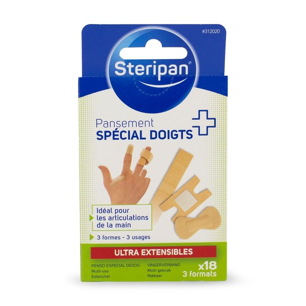steripan 18 Plasters Special Fingers