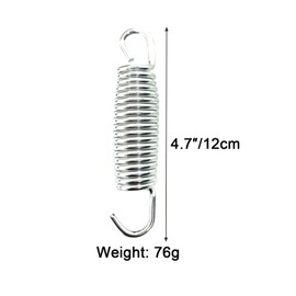 BEITESI Spring Springs Trampoline Springs Replacement Spring Trampoline Accessories Trampoline Screws Set 4.7 Inches / 120 mm Spool Diameter: 3 mm (10 Pack)