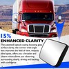 Heated Lower Convex Mirror Glass Compatible with 2008-2017 Freightliner Cascadia