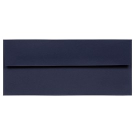 JAM PAPER #10 Business Premium Envelopes - 4 1/8 x 9 1/2 - Navy Blue - 50/Pack