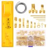 KEDEMAS 224 Pcs Picture Hooks for Frames, Picture Hanging Kit,