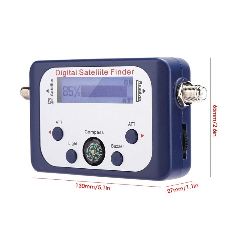 QANYEGN Digital Satellite Signal Finder Meter, Digital Satellite Finder, Satellite