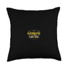 Electrolytes. It's What Plants Crave Humorous Typography Throw Pillow