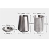 ComfZtar Coffee Sifter and Sieve - Fine Mesh Stainless Steel