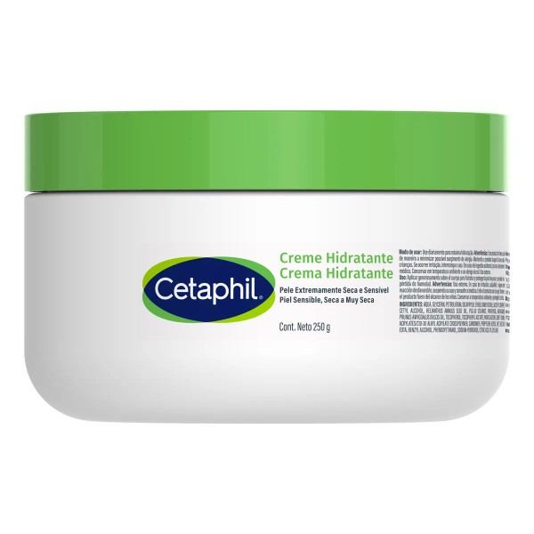 CETAPHIL Crema Hidratante 250g hidratación intensa y duradera hasta por