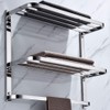 30 Inch Bathroom Towel Rack Towel Bar, 2-Tier Towel Rack