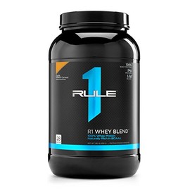 Rule 1 Proteins R1 Whey Blend, 28 Servings, Lightly Salted Caramel