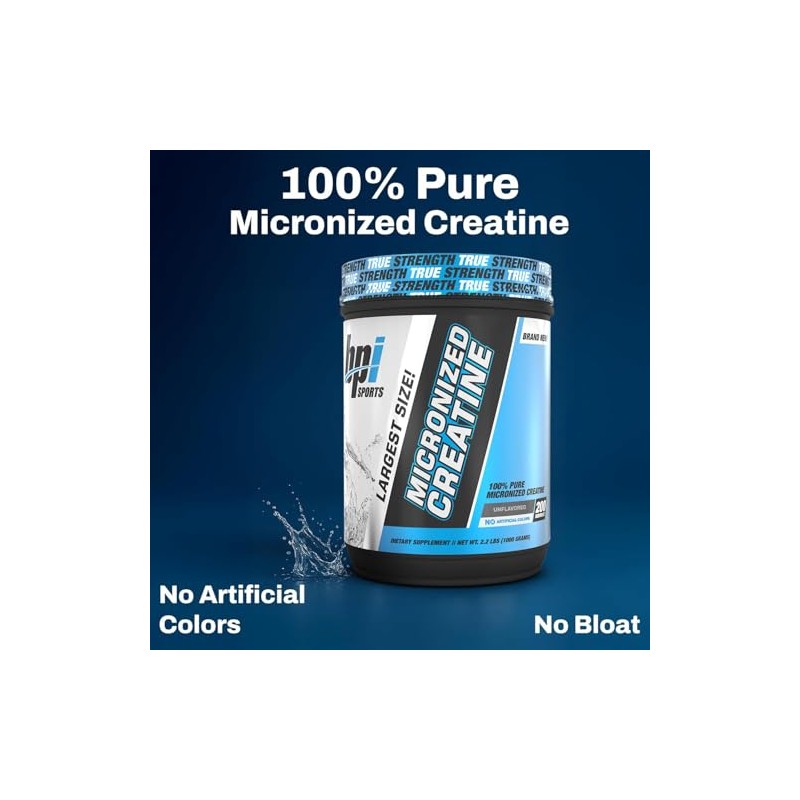 BPI Sports 100% Monohidrato de Creatina Micronizada - 1000 gr