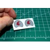 Washington State Cougars GRAY *DIECUT DECALS ONLY* Football Gumball Helmets