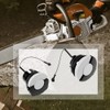 Bowarepro Chainsaw Gas Fuel Cap Oil Cap Replacement For Stihl