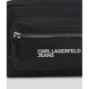 Karl Lagerfeld Jeans Men's Essential Grainy PU Bumbag, black