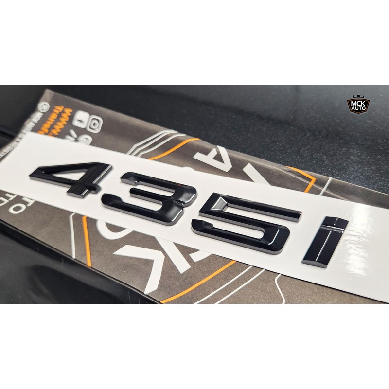 MCK Auto - 435i Black Glossy Front Rear Rear Black