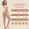 MANZI Women's Tights Without Toes Ultra Transparent Soft Toe Free