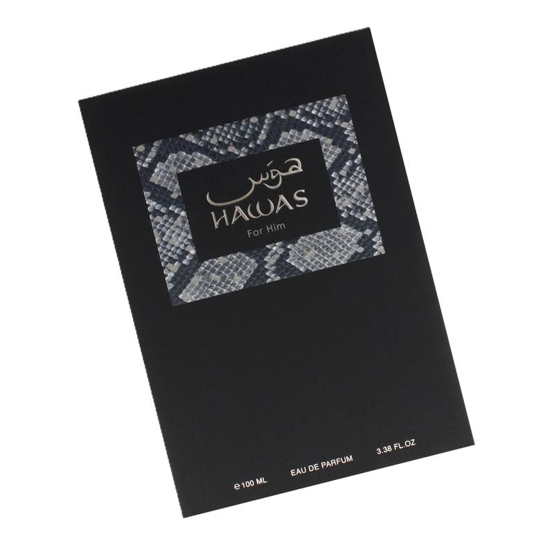 Rasasi Hawas for Men Eau de Parfum Spray, 3.4 Ounce