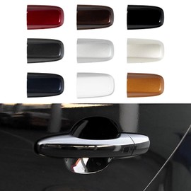 CZShiYue Car Front Left Exterior Door Handle Lock Cover Fit for Volvo XC60 2015-2017 /S60 S60L 2014-2019 / V60 2011-2017/ V40 Door Handle Cover (Black,Left Driver Side) 39819800 31349578