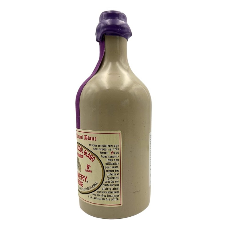 Pommery Raspberry Flavored White Wine Vinegar in a Sandstone Bottle