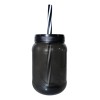 Termo Cilindro Jar Reusable Termo Neón Popote 50 Piezas 500ml
