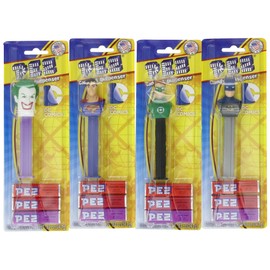 PEZ DC Comic Justice League, 0.87 Ounce (Pack of 12),Assorted Characters