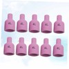 TEHAUX Ceramic Welding Nozzles Set 10pcs 53n58 Tig Welding Nozzles