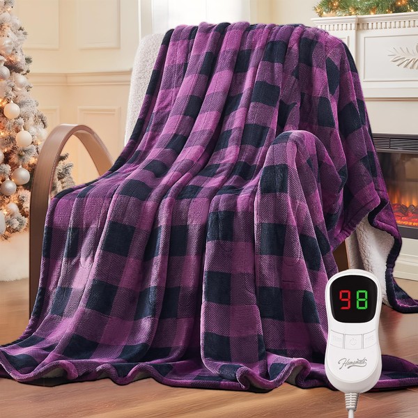 HomeMate Electric Blanket Heated Full Size - 72“x84“ Ultra Soft