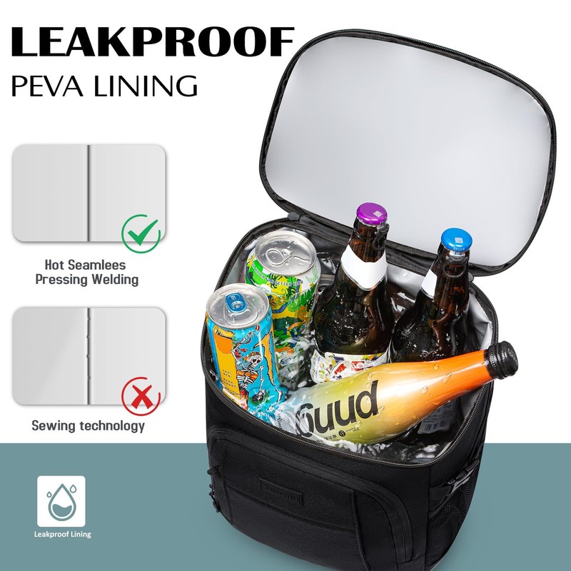 Tuwubi Cooler Backpack 35 Cans, Backpack Coolers Insulated Leak Proof