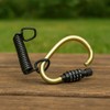 Interbosch BV Cable Carabiner Combination Lock - 180 cm Long,