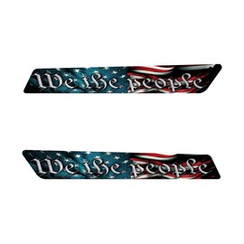 Kustom Cycle Parts We The People American Flag Saddlebag Inserts! Sold in pairs. Fits Harley Davidson Touring Models. Street Glides Road Glides Road King Ultra. Made in USA (2014 and Newer Touring)