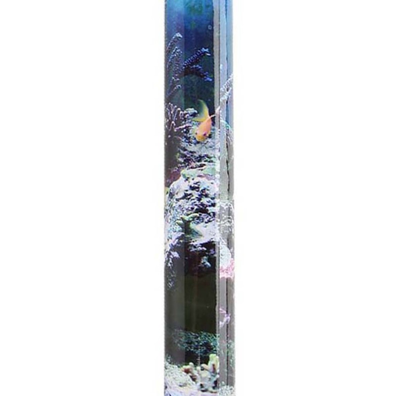 PVC Adhesive Underwater Coral Aquarium Fish Tank Background Poster Backdrop