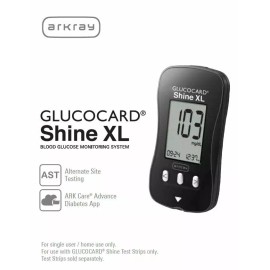 Arkray Glucocard Shine XL Blood Glucose Monitoring System