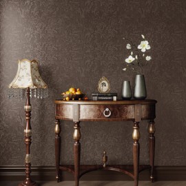 Abyssaly Gold Peel and Stick Wallpaper Vintage Embossed Floral Contact Paper Textured Waterproof Self Adhesive Removable Vinyl Roll for Wrapping Sticker Paper Shelf Liner 15.7" x 118"