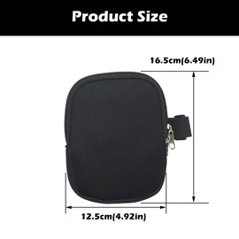 Tukeva Workout Outdoor Tumbler Pouch with Pocket Mobile Water Bottle Strap Water Bottles Bag Adjustable Shoulder Straps for Cards, Keys, Mobile Phones, Headphones (Black)