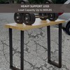 ALLCOS 36 Inch Metal Bar Table Legs, Heavy Duty Dining