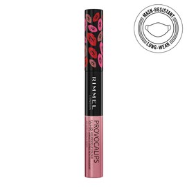 Rimmel London Provocalips 16hr Kiss-Proof Lip Color - Two-Step Liquid Lipstick to Lock in Color and Shine - 430 Wish Upon A Berry, .14 fl.oz.