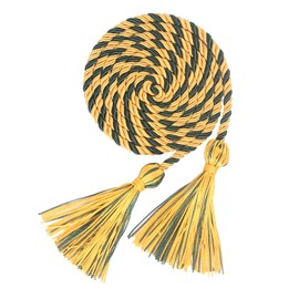Graduation Honor Cords, 68" Long (Forest Green/Gold)