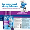 The Smurfs Immune Support Supplement Vitamins for Kids with Elderberry,