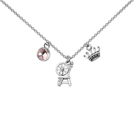 UJIMS Sleeping Princess Movie Merch Princess Aurora Inspired Necklace Fairy Tale Princess Gift Sleeping Princess Fans Gift (SleepingBeautyNecklaces)