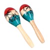 2Pcs Sand Hammer Maraca Shaker Rattle Portable Percussion Instrument Musical