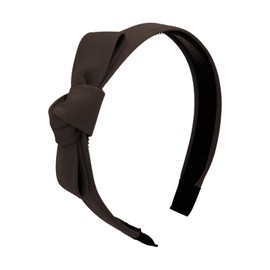 KISARG Hair Accessories, Hair Clip, Hairband, Stylish, Adult, Women's, Wide, Ribbon Included, Simple, Large, Painless, Solid, Duck Brown