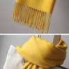 Miskely Scarf, Women's, Large, Plain, Thick, Unisex, Cold Protection, Shoulder