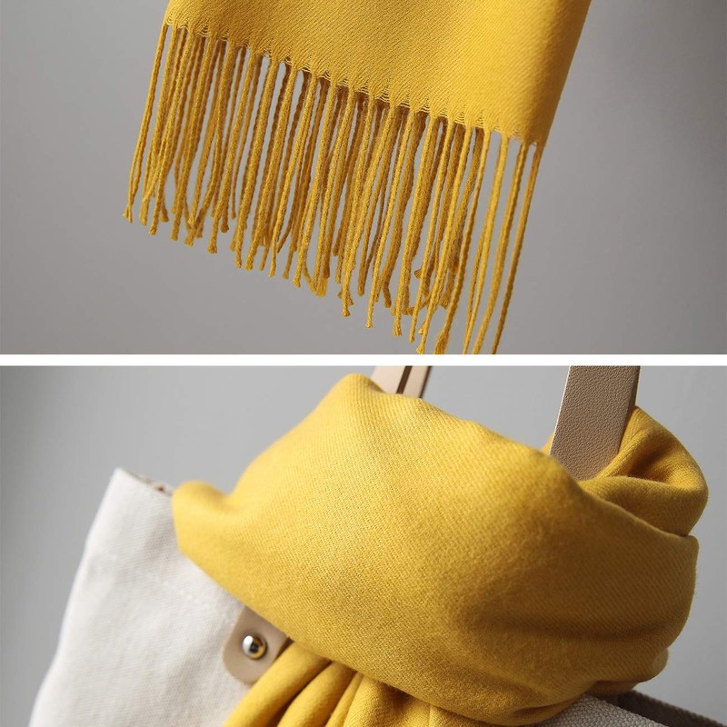 Miskely Scarf, Women's, Large, Plain, Thick, Unisex, Cold Protection, Shoulder