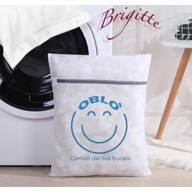 Tex family Brigitte CLIC-CLAC Pillow Case for Queen Bed, French Size, 50 x 120 cm, with Laundry Bag, Grey