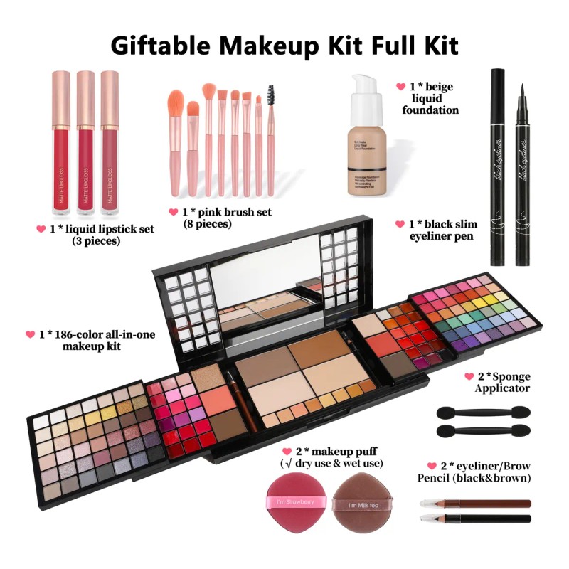 Set Profesional De Maquillaje Completo Todo En Uno