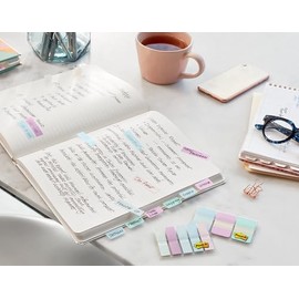 3M Post-it Banderitas Tabs Colores, 2.5x3.8cm (Modelo 686)