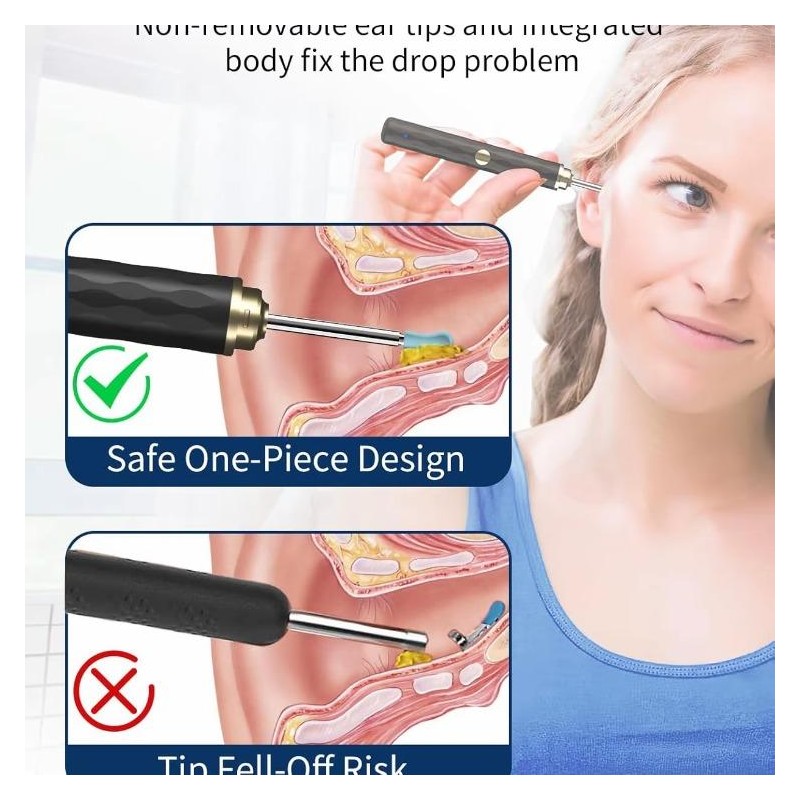 Ear Wax Removal Tool with Camera & Light - 7Counts