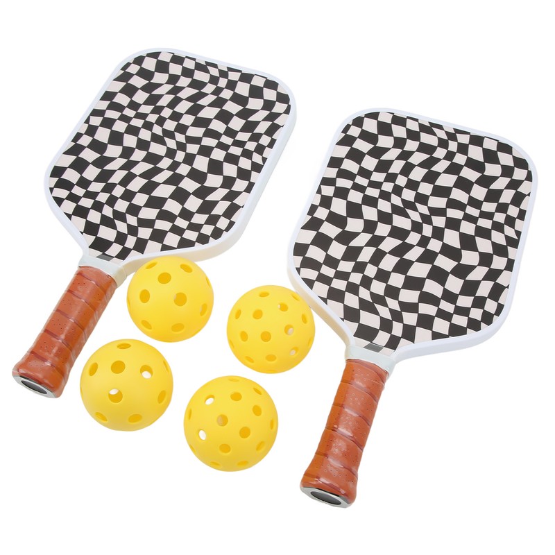 Pickleball Rackets Set Honeycomb Core Glass Fiber Pickleball Paddles Sports